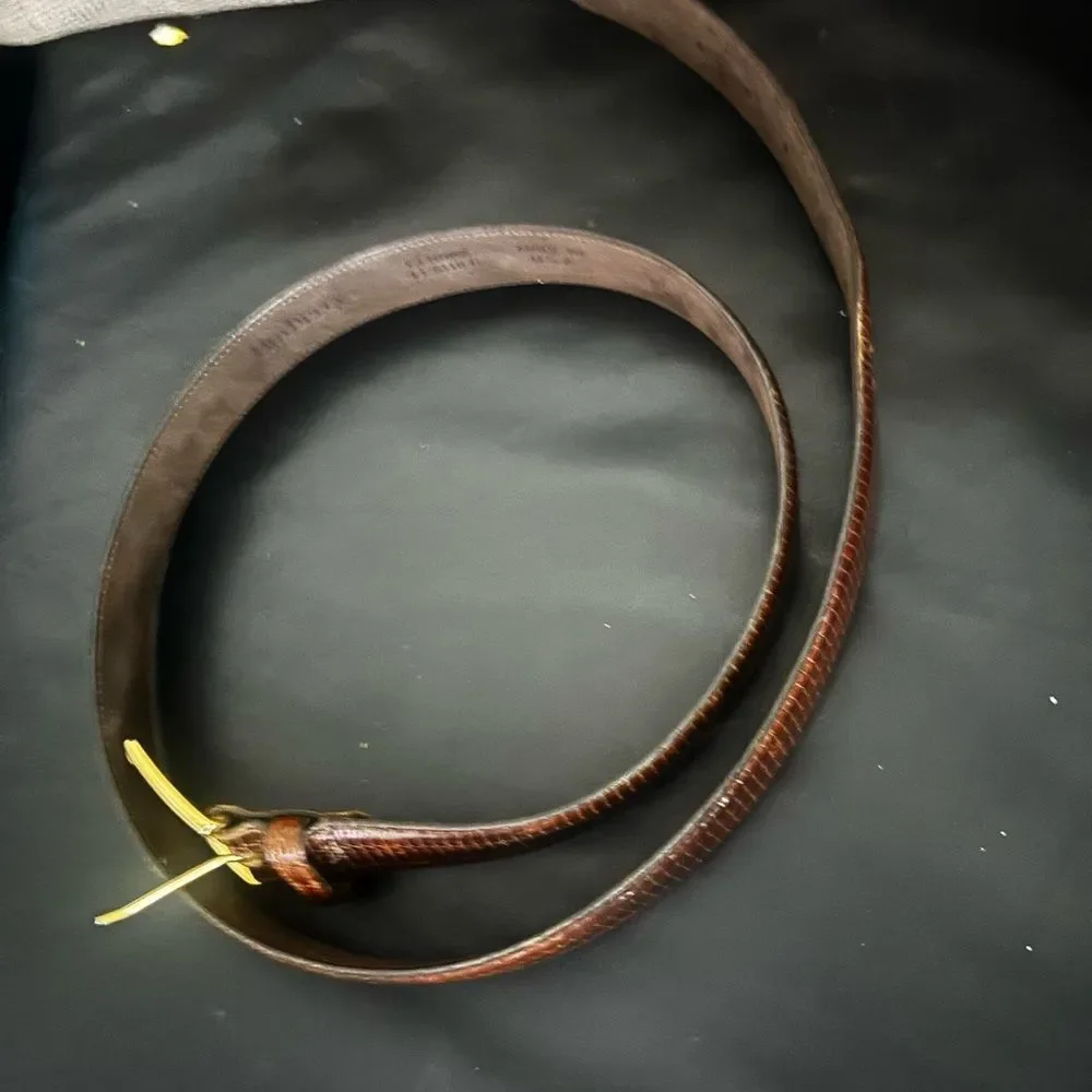 Burberry animal print dress suit belt vintage accessory - Picture 4 of 5